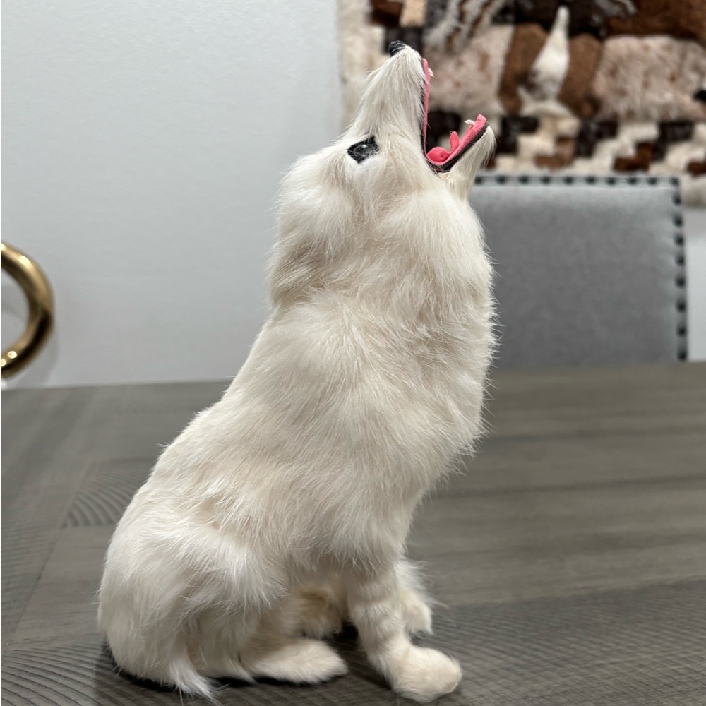 New Handmade Synthetic Wolf